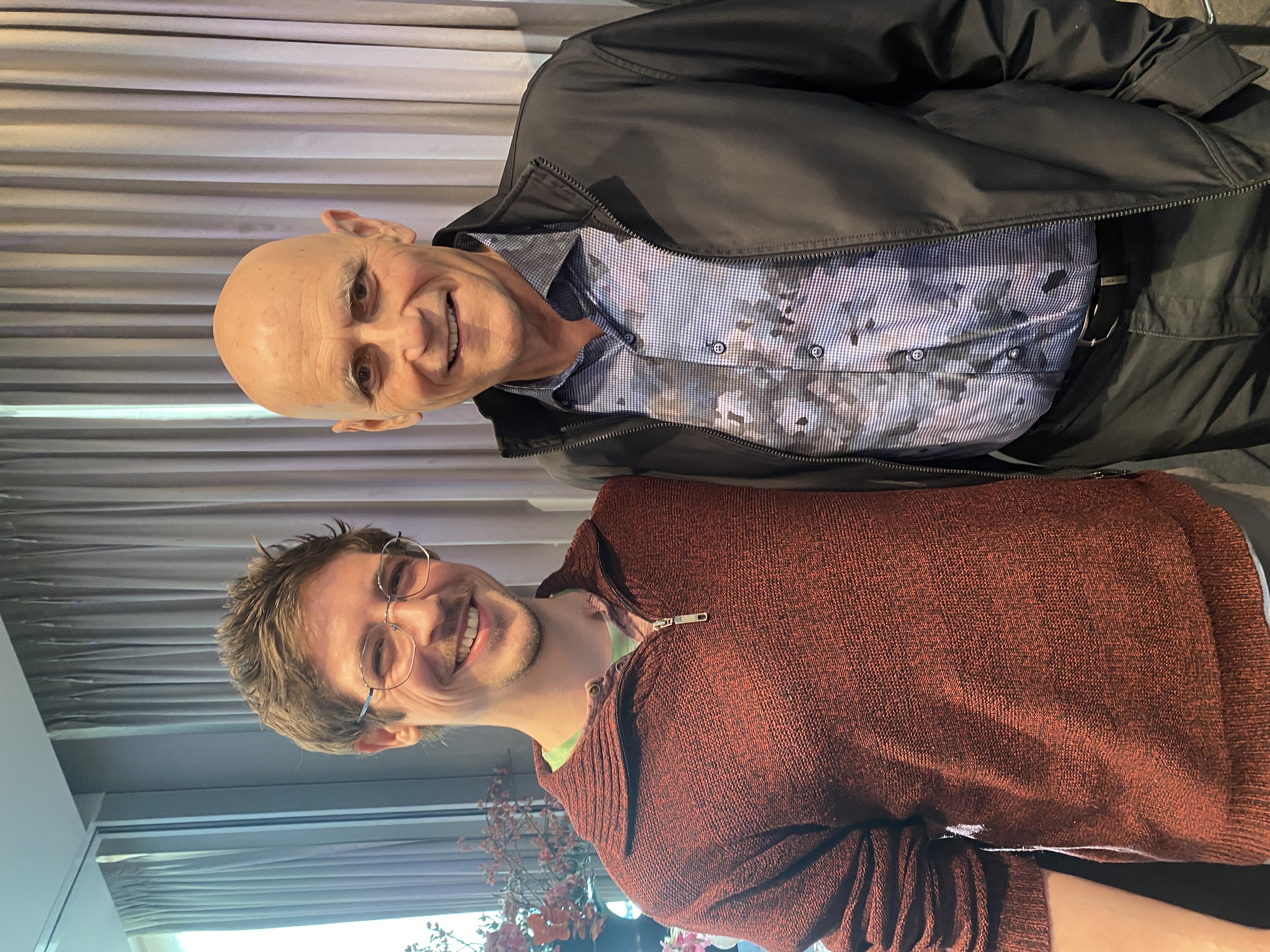 Robin Friedel mit Steven Hayes bei einem Workshop in Utrecht